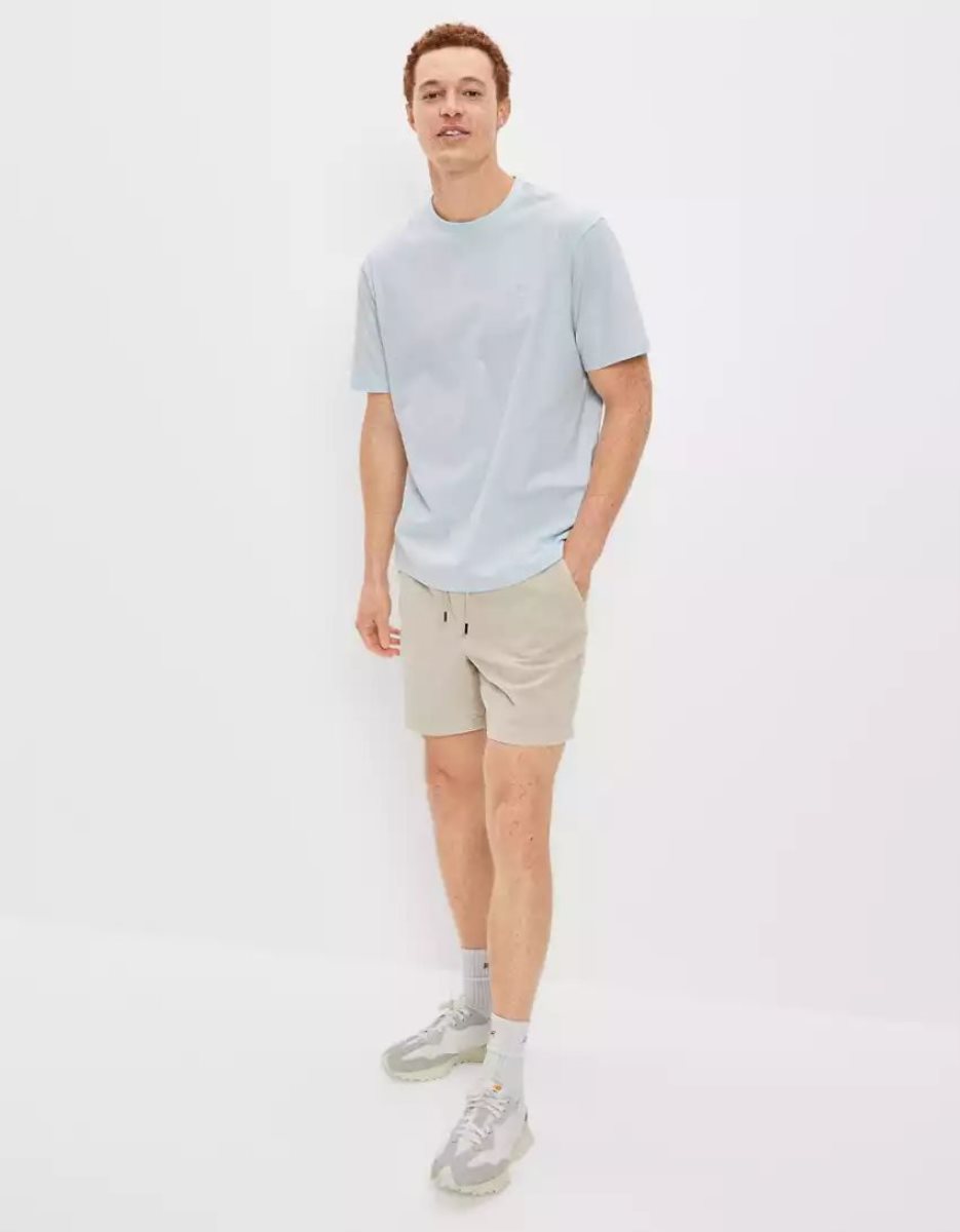 T Shirts American Eagle AE Super Soft Legend Bleu Homme | XZB-09467001